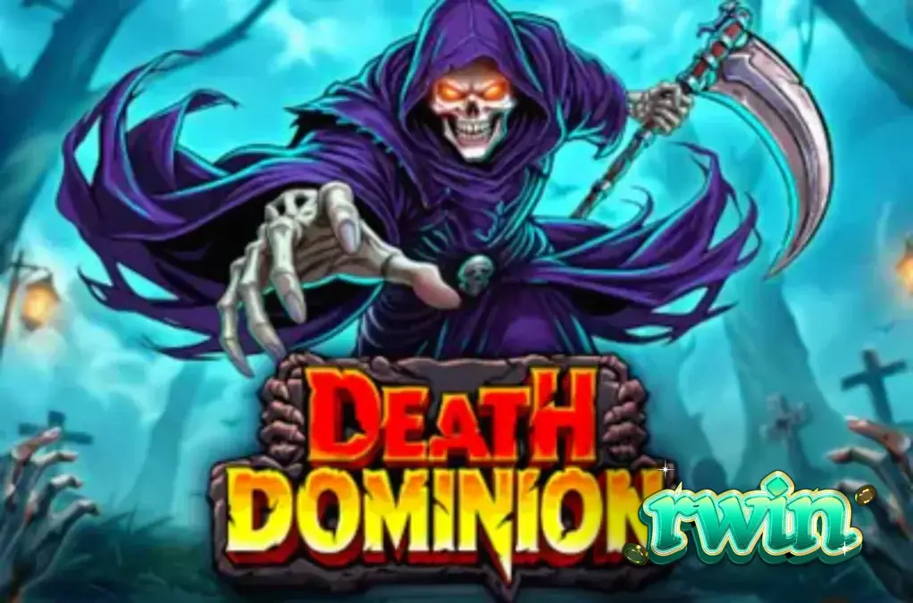 Giao diện trò chơi Death Dominion với chủ đề Thần Chết và phong cách Gothic